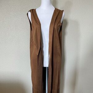 NWT Sans Souci Vest/Kimono Western Style Size Large